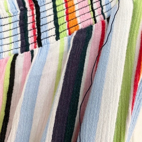 Forever 21 Striped Jumpsuit Strapless Gauze S Small - Picture 7 of 8